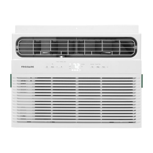 Frigidaire - 12,000 BTU 550 Sq. Ft. Window Air Conditioner with 11,000 BTU Heater - White