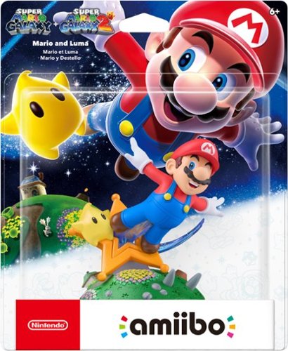 Nintendo - amiibo™ - Mario y Luma - Super Mario Galaxy™ + Super Mario Galaxy™ 2 Series - Multi