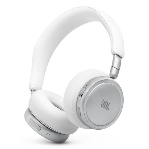 JBL - Live 680NC On Ear Noise Cancelling Wireless Headphones - White
