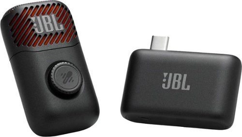 JBL - EasySing Mic Mini Wireless AI-Enabled Microphone - 2026 - Black