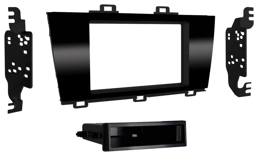 Metra - Dash Kit for Select 2015-2019 Subaru Outback DIN - Gloss Black