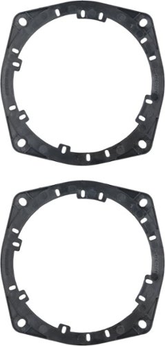 Metra - Speaker Adapter Plate for Mitsubishi 1999-2012 (2-Pack) - Black