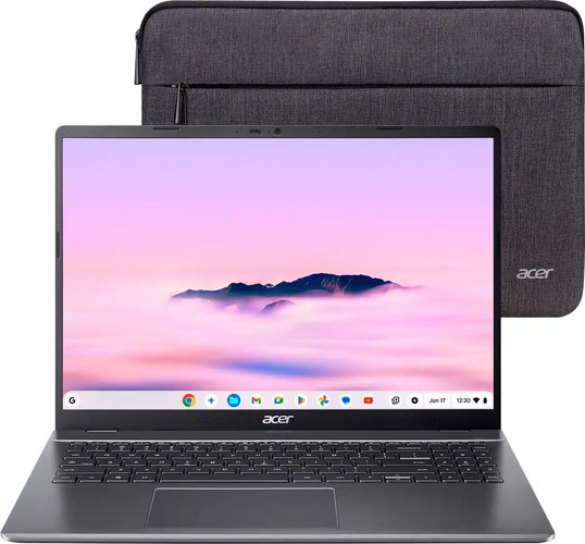 Acer - Chromebook Plus 516 Laptop with Google AI – 16" WUXGA Display - Intel i3-1315U – 8GB LPDDR5 – 128GB UFS – Wi-Fi 6E - Steel Gray