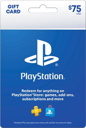 Sony - $75 PlayStation Store Gift Card