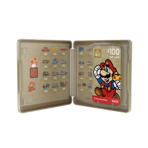 Nintendo - eShop $100 Gift Card + 40th Anniversary Collectible Case