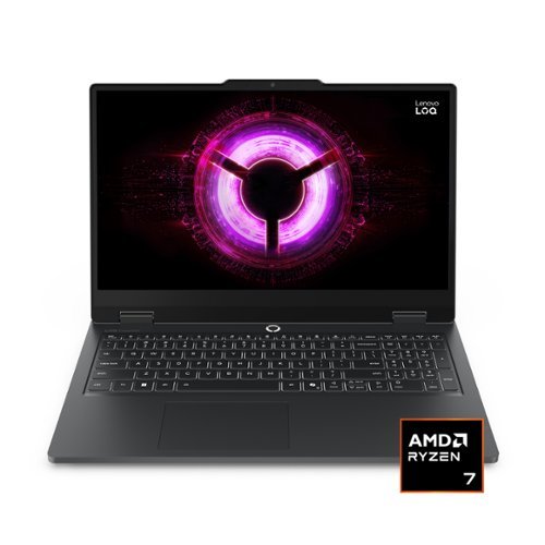 Lenovo - LOQ 15.6" 2K Gaming Laptop - AMD Ryzen 7 170 2025 - 16GB Memory - NVIDIA GeForce RTX 5050 - 512 SSD - Eclipse Black