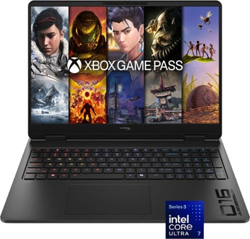 HyperX - OMEN 16" 165Hz 2K Gaming Laptop - Intel Core Ultra 7 356H (2026) - 16GB Memory - NVIDIA GeForce RTX 5060 - 512GB SSD - Shadow Black