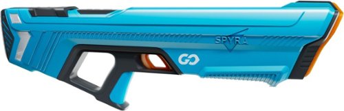 SPYRA - Electric Water Blaster, Lightweight Outdoor Squirt Toy Game, SpyraGo - Blue