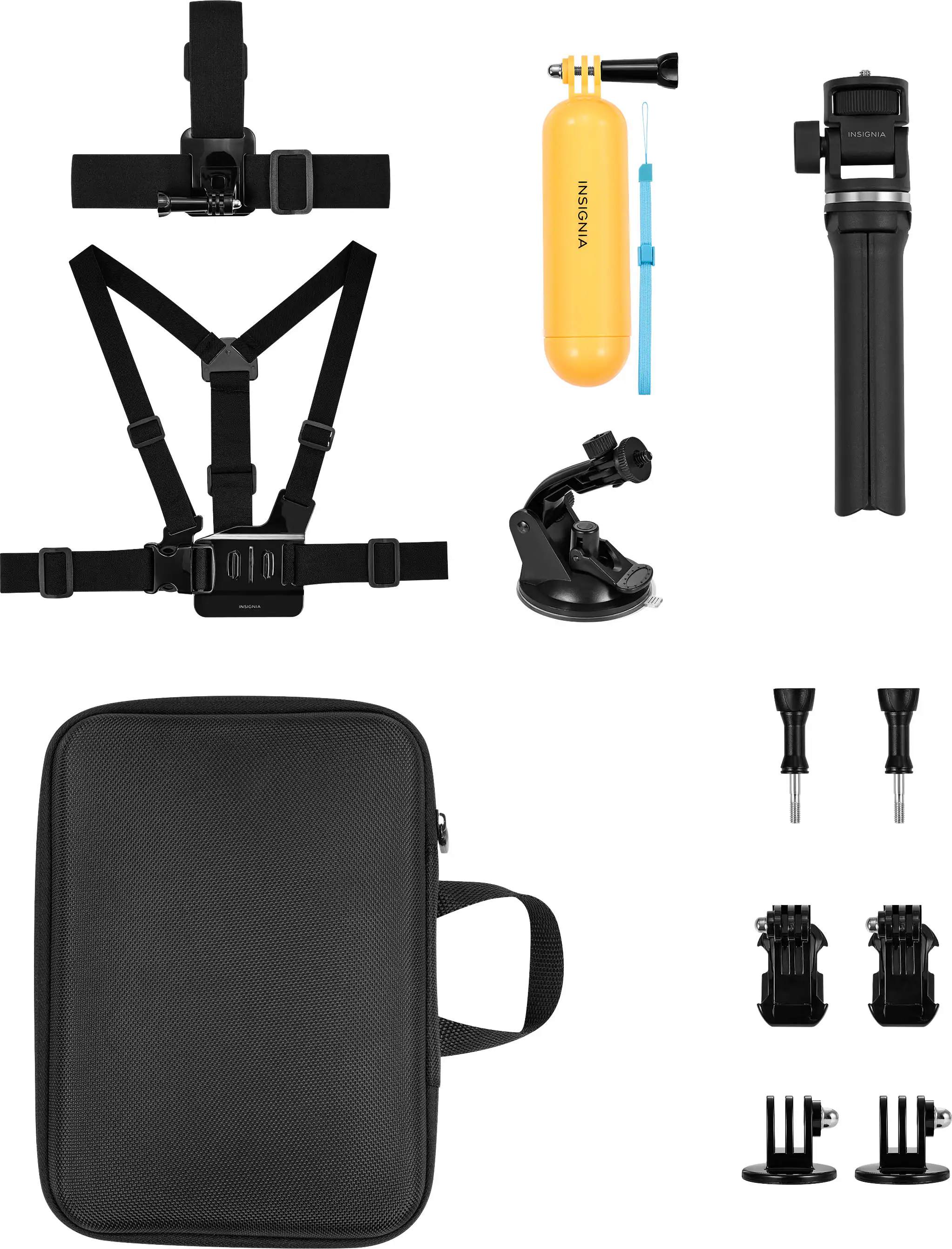 Insigniaâ„¢ - 12-Piece GoPro Accessory Kit for Most GoPro Cameras