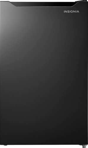 Insignia™ - 4.4 Cu. Ft. Mini Fridge with Door Storage and ENERGY STAR Certification - Black