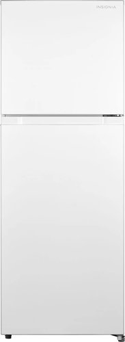 Insignia™ - 10.1 Cu. Ft. Top-Freezer Refrigerator with Reversible Door and ENERGY STAR Certification - White
