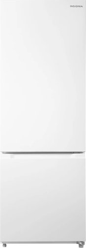 Insignia™ - 11.5 Cu. Ft. Bottom Mount Refrigerator with ENERGY STAR Certification - White