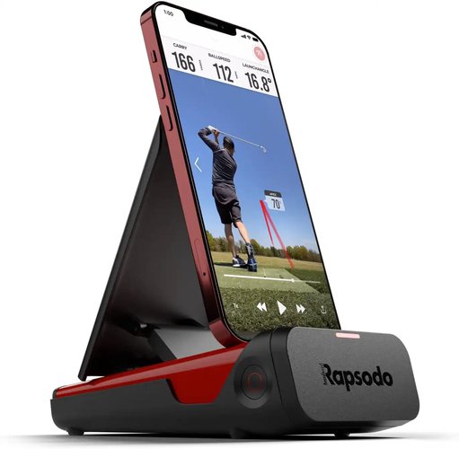 Rapsodo - MLM Mobile Golf Launch Monitor (iOS compatible) - Black