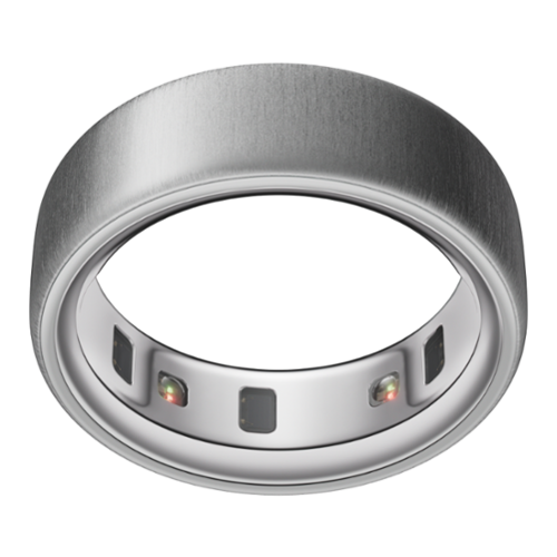 Oura, anillo 4, anillo inteligente, talla antes de comprar con el kit de tallas OR4, talla 8, plata cepillada, (2024)