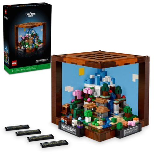 Set de construcción y exhibición LEGO - Minecraft The Crafting Table para adultos 21265