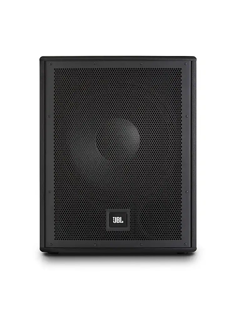 JBL - IRX115S 1300W 15" Portable Powered PA Subwoofer - Black