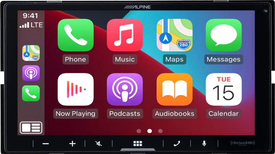 Alpine - 7-inch Shallow-Chassis Digital Multimedia Receiver with SWC Adapter and Maestro - Black