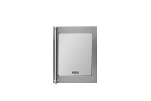 Viking - 24" Professional Glass Door Panel for Undercounter Beverage Center, for VBFBU1242G - Stainless Steel