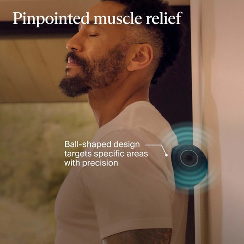 Therabody - WaveSolo - Vibrating Ball Roller For Pinpointed Muscle Relief - Black