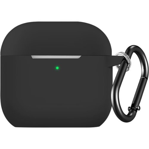 SaharaCase - Venture Series Silicone Case for Apple AirPods 4 and AirPods 4 with Active Noise Cancellation - Scorpion Black