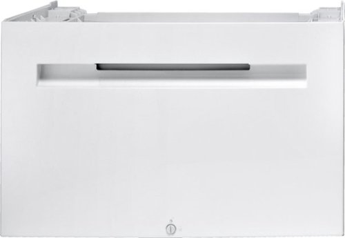 Bosch - Laundry Pedestal with Storage Drawer for 300 and 500 Series Dryers - White
