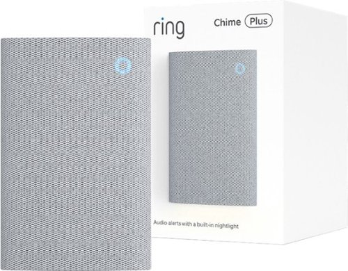 Chime Plus, alertas de audio nítidas y claras para algunos dispositivos Ring, luz nocturna integrada, tonos personalizables, fácil configuración, color blanco