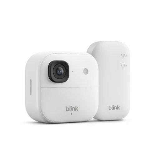 Blink - Cámara de seguridad inteligente inalámbrica 2K+ para exteriores, vídeo 2K, audio bidireccional con cancelación de ruido, detección inteligente, 1CAM, blanca