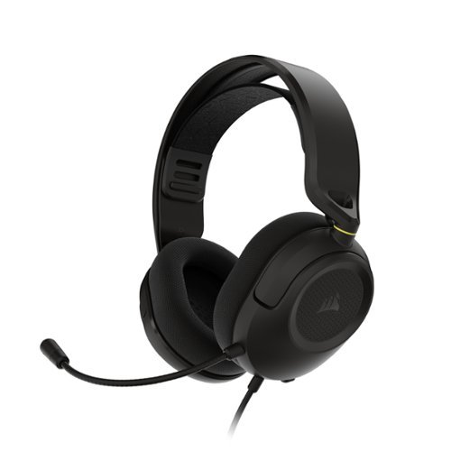 CORSAIR - Auriculares supraaurales con cable HS35 v3 para PC, Xbox One, Xbox Series X|S, PS5, PS4, Nintendo Switch y dispositivos móviles, color carbono