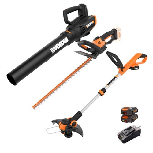 WORX - WG933 20V 3PC Trimmer Combo Kit - Black