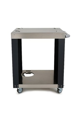 Coyote Outdoor Living - 30" Cart for Coyote Hybrid Pizza Oven - Black