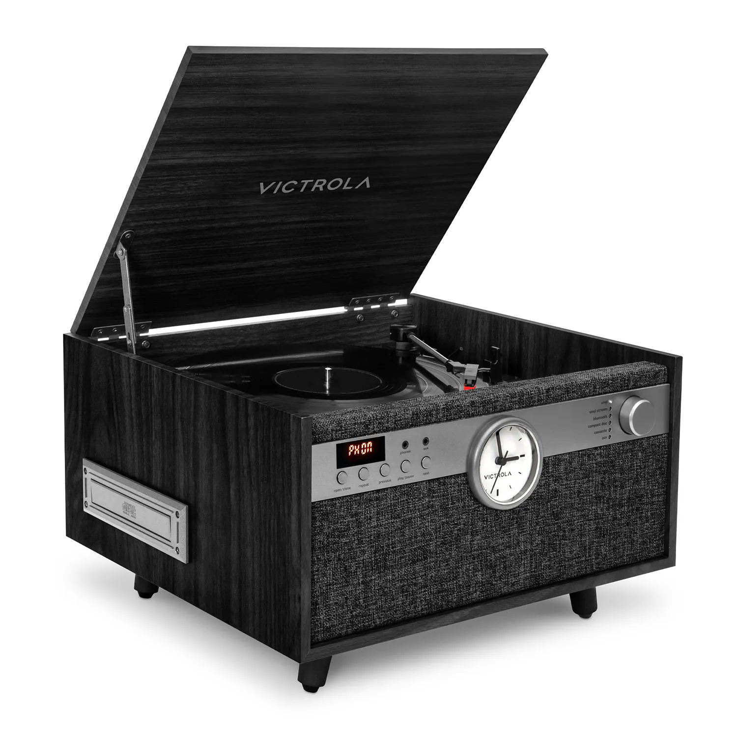 Victrola - Century Signature 6-in-1 Music Center - Black