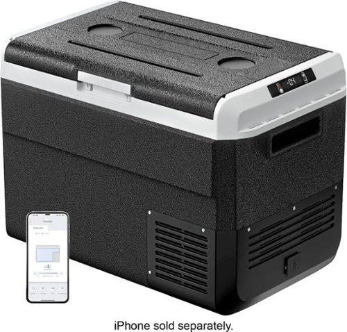 Euhomy - 53 QT Portable Car refrigerator - Black