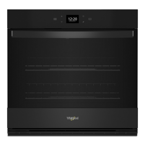 Whirlpool - 27" Smart Built-In Single Electric Wall Oven with Air Fry - Black