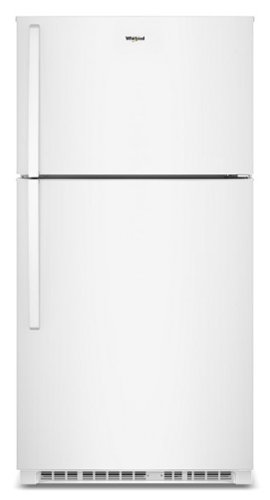 Whirlpool - 21.3 Cu. Ft. Top-Freezer Refrigerator with Total Coverage Cooling - White