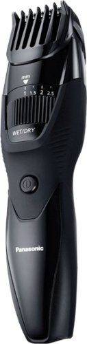 Panasonic - Rechargeable Beard/Hair Trimmer with Adjustable Trim Settings Wet/Dry β ER-GB42-K - Black