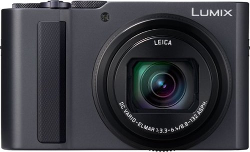 Panasonic - LUMIX ZS300 Compact Point & Shoot 4K Digital Camera, 15x Zoom Travel Camera - Silver