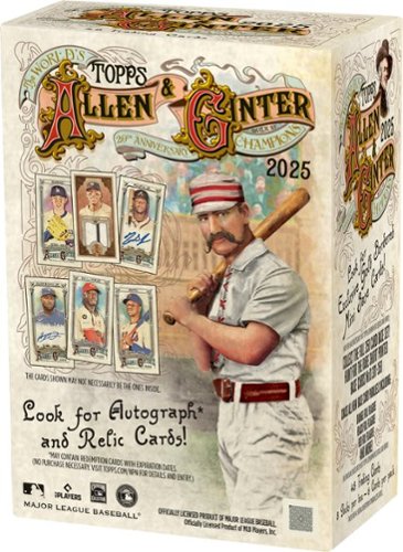 Topps - Caja de lanzadores de béisbol Allen & Ginter 2025