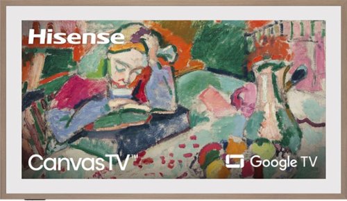 Hisense - Televisor QLED 4K CanvasTV 4K de la serie S7 de 75 pulgadas con pantalla mate y soporte de pared ultradelgado (2025)